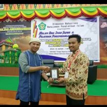 SATRIO,MA NARASUMBER ACARA MABIT PERGANTIAN TAHUN BERSAMA MAHASISWA MPI STAIN SAR KEPRI