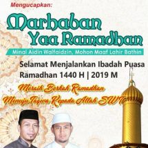 SATRIO,MA SEKJEN FKM KOTA TANJUNGPINANG UCAPKAN MARHABAN YA RAMADHAN
