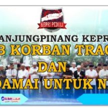 SATRIO,M.A SEKRETARIS KEPRI PEDULI,ADAKAN SHOLAT GHAIB DAN DOA DAMAI UNTUK NEGRI BERSAMA PEMKO TANJUNGPINANG