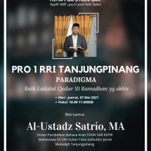 Satrio,M.A Bersama Ustdz Nahrim Ajmain,M.A Narasumber PRO 1 RRI Tanjungpinang