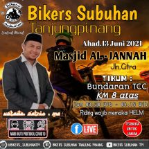 Bikers Subuhan Tanjungpinang Undang Satrio,M.A Tausiah Masjid Al Jannah Tanjungpinang