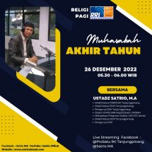 Religi Pagi RRI Tanjungpinang Tema : Muhasabah Akhir Tahun