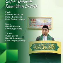 Safari Ramadhan 1444 H Tema : Amar Makruf Nahi Mungkar
