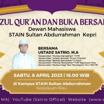 Berbuka Bersama dan Nuzul Quran DEMA STAIN SAR Kepri