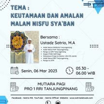 Keutamaan Dan Amalan di Bulan Syakban